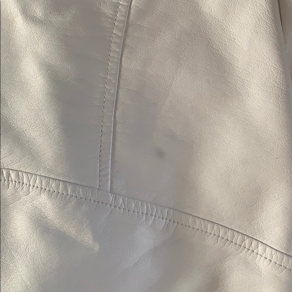 Bebe Crop Leather Jacket - Picture 6 of 9